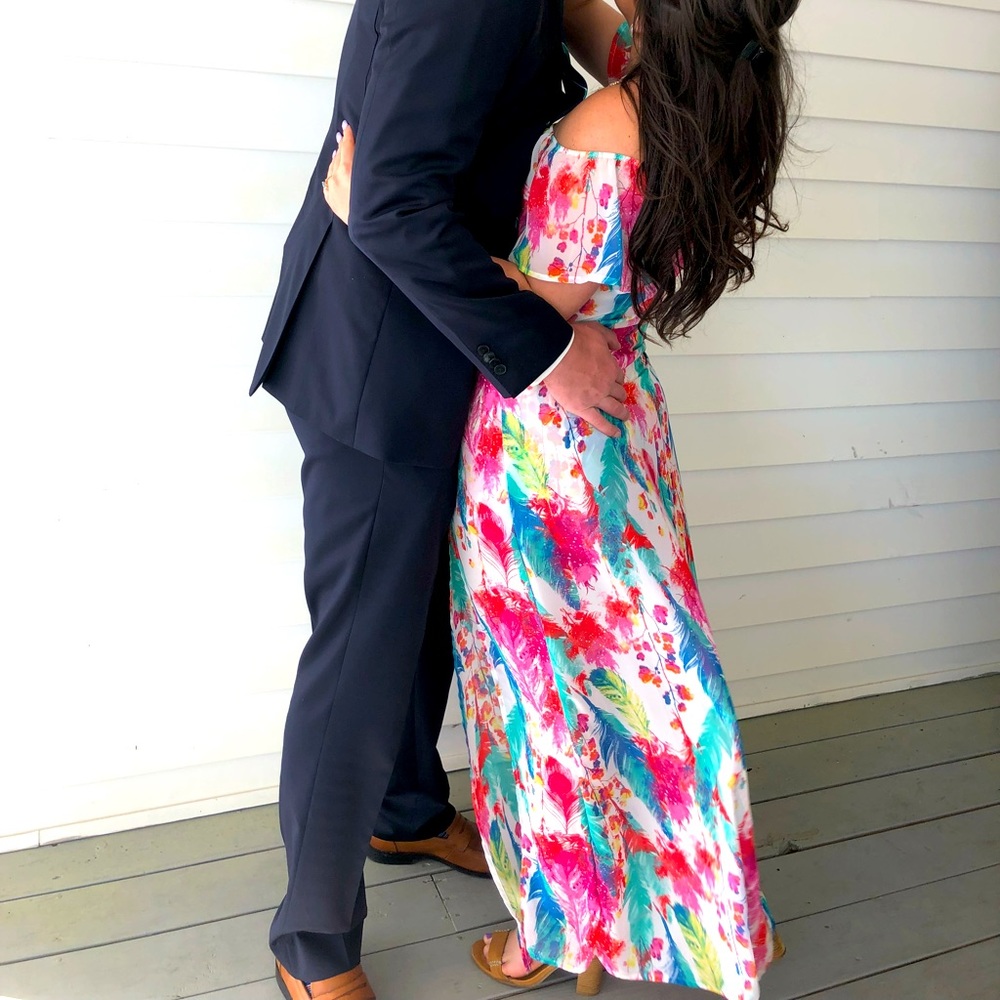Rainbow Romper Dress